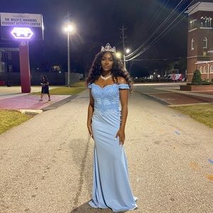 Light Blue ball gown